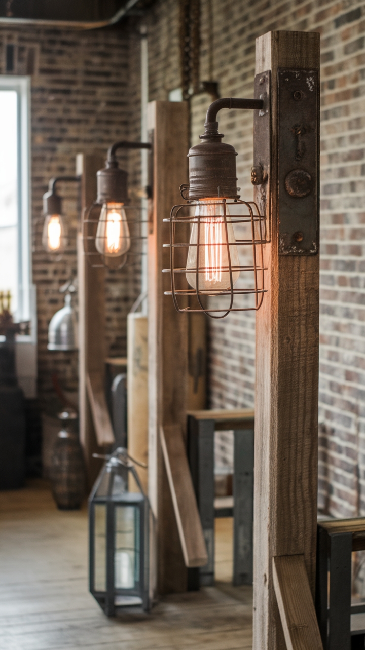 Vintage Fixtures Bring Warmth to Farmhouse Interior