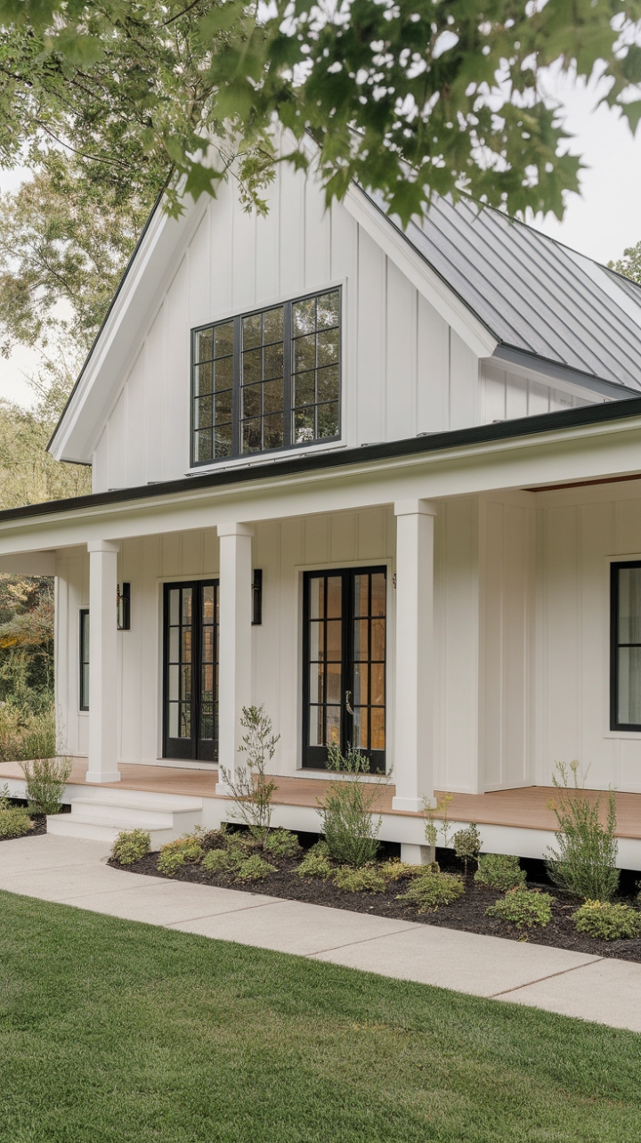 20 Farmhouse Exteriors That Prove Transitional Style Is Here To Stay
