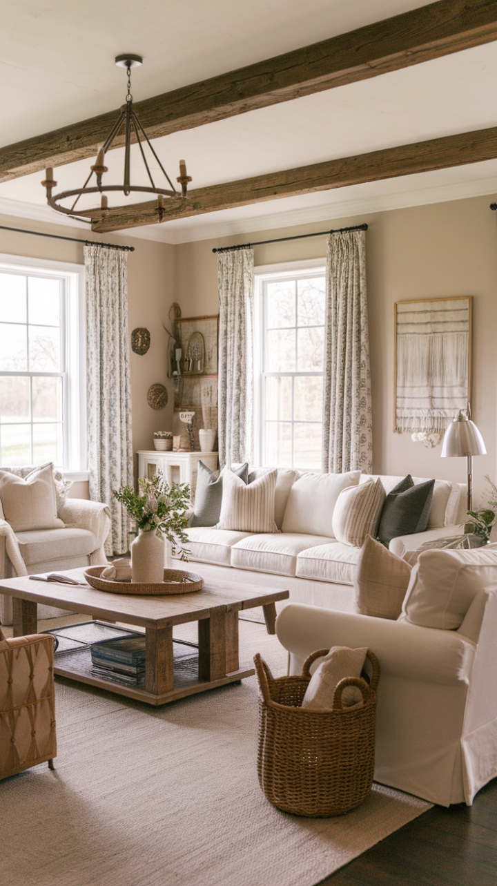 Heart of Country Living: Natural Decor and Earth Tones