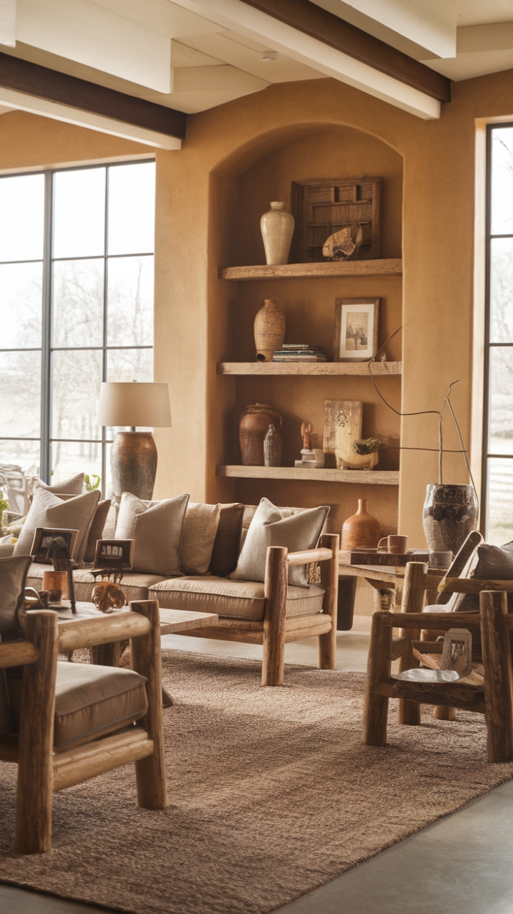 Rustic Charm Meets Modern Comfort in a Bright Farmhouse Retreat