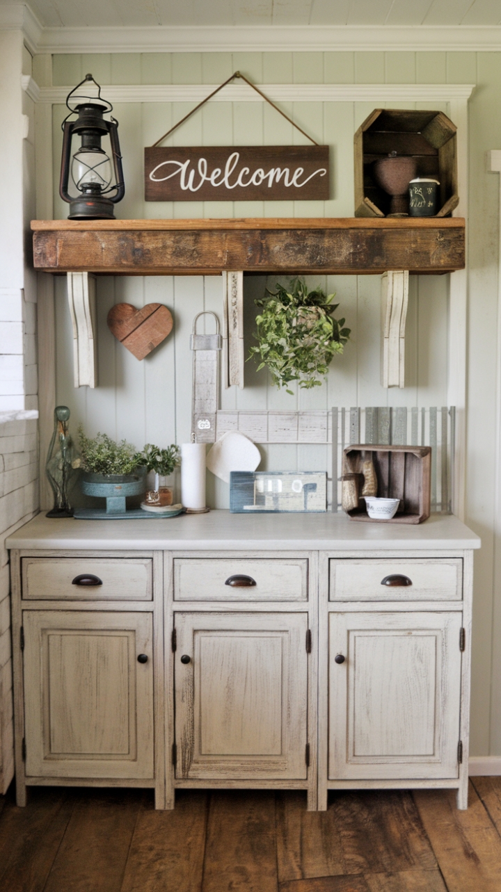 Country Comfort: Vintage Finds and Natural Elements