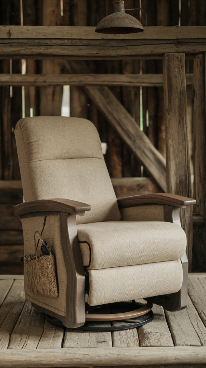Rustic Recliner for Cozy Comfort
