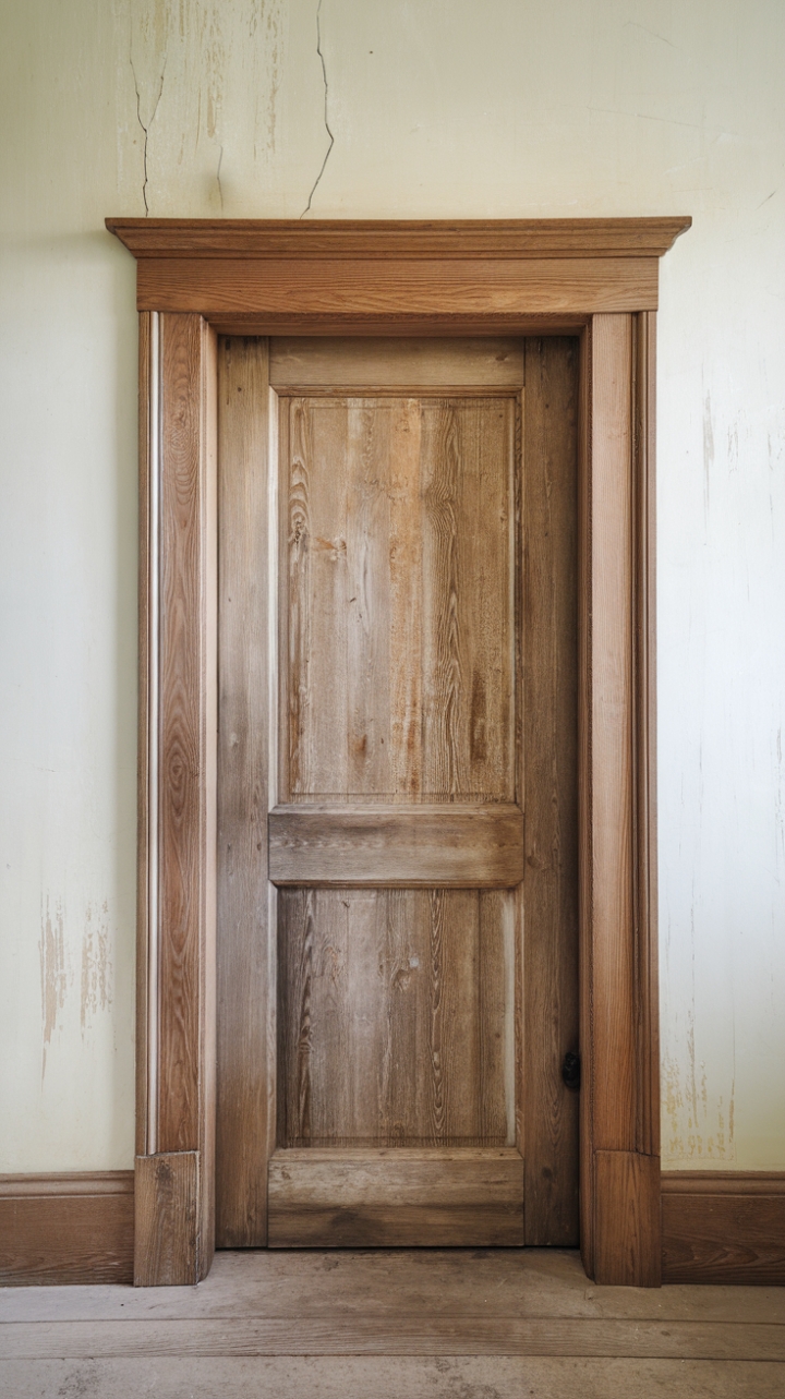 Aged Elegance: The Storytelling Power of a Farmhouse Door