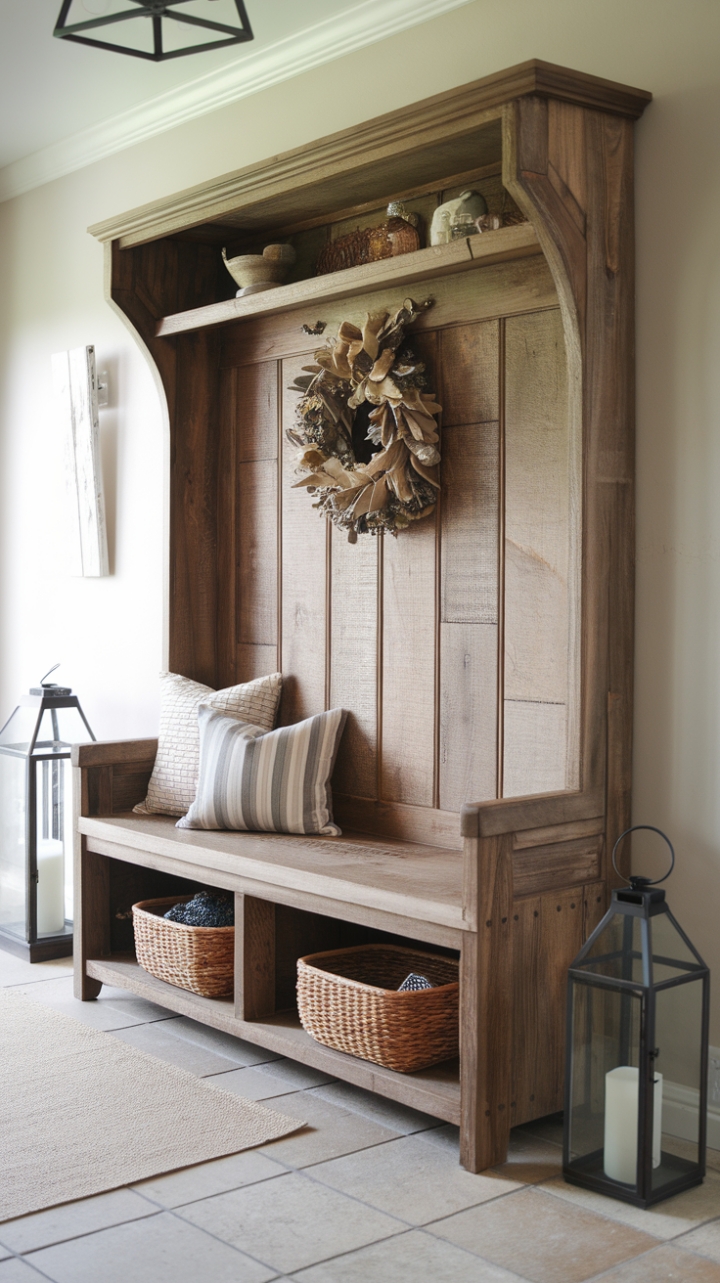 Charming Entryway Seating with Style