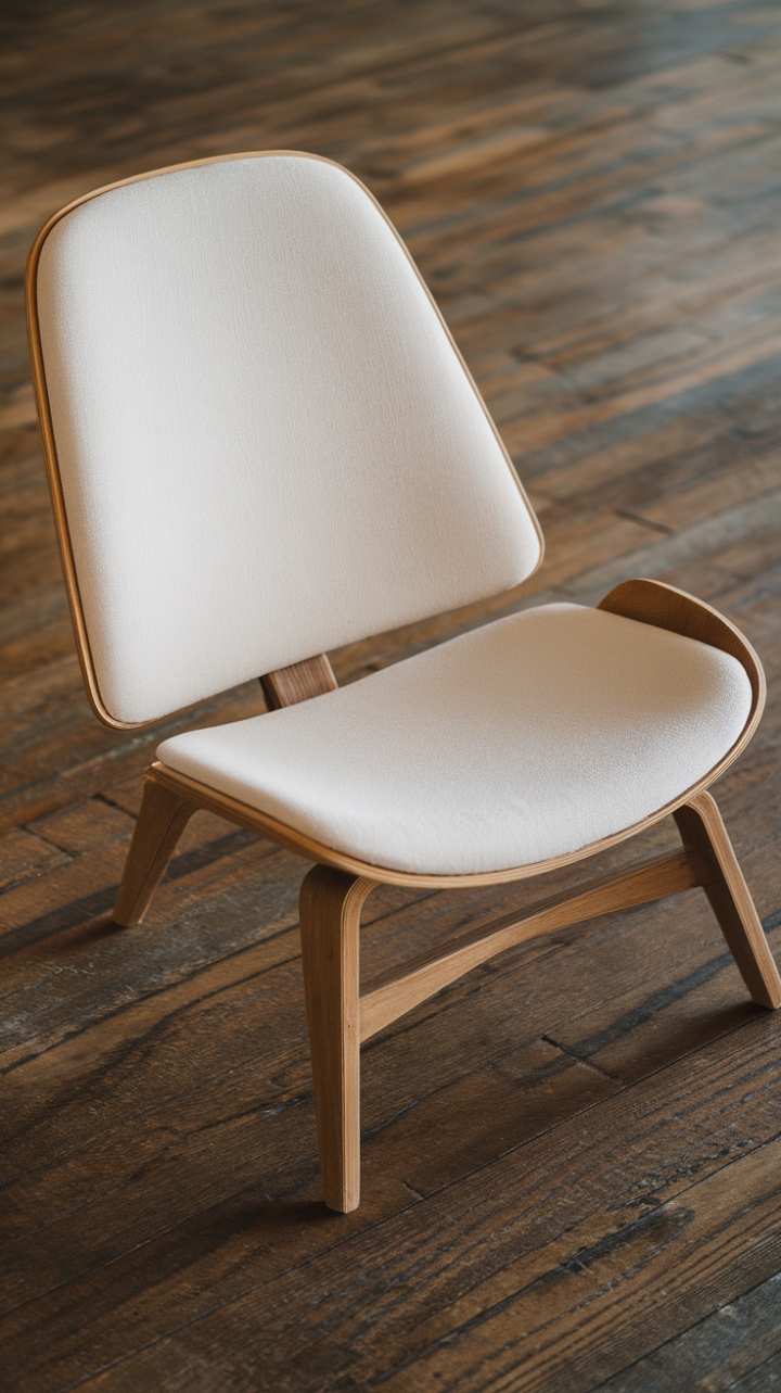 Charming Modern Farmhouse Chair with Rustic Elegance