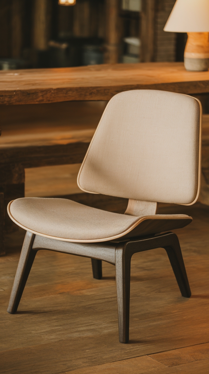 Rustic Charm Accent Chair for Cozy Elegance