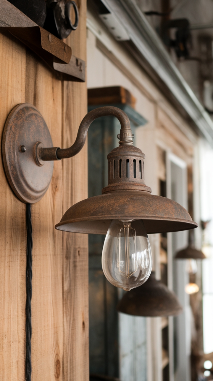 Vintage Charm: Rustic Gooseneck Sconce for Warm, Timeless Style