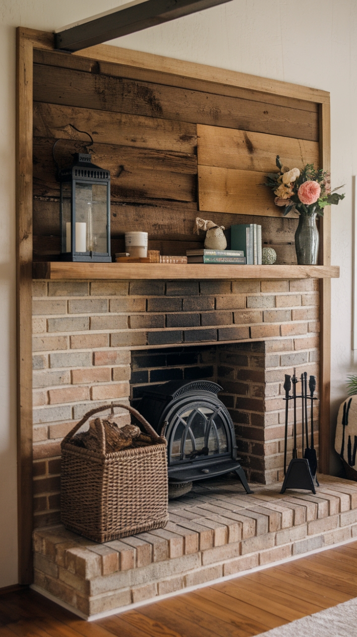 20 Farmhouse Fireplace Mantel Decor Ideas That Will Make You Say “Shiplap Dreams!”