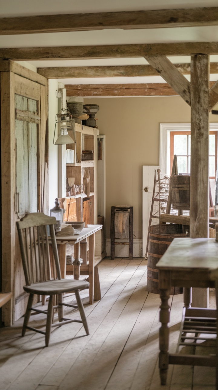 Timeless Country Elegance in a Rustic Farmhouse