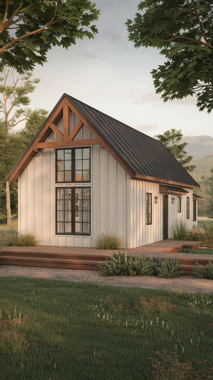 Rustic Charm Meets Modern Elegance in Mountain Farmhouse