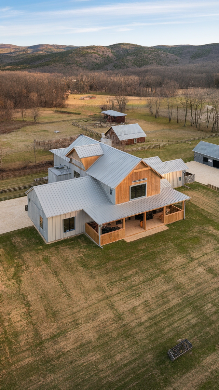 Serene Modern Farmhouse Retreat with Rustic Charm