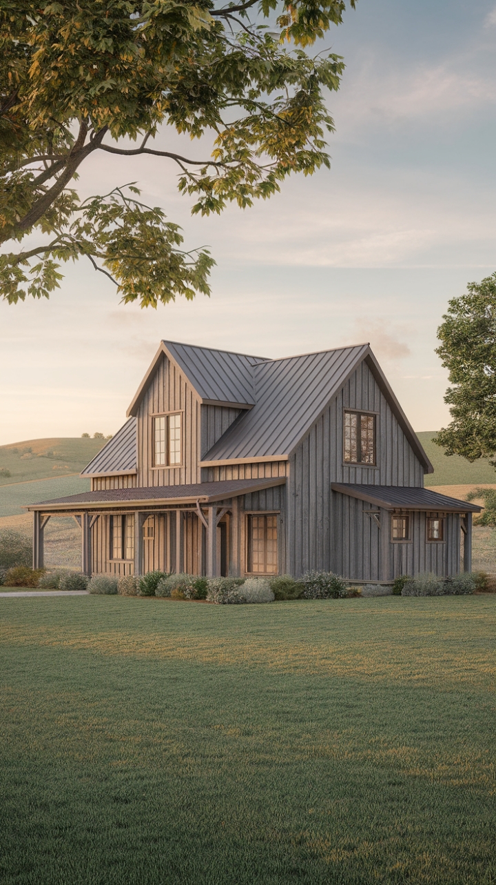 Rustic Elegance: A Modern Farmhouse Retreat