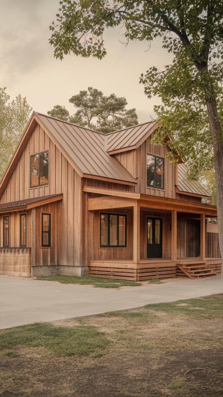 Embracing Nature: The Charm of a Single-Story Farmhouse