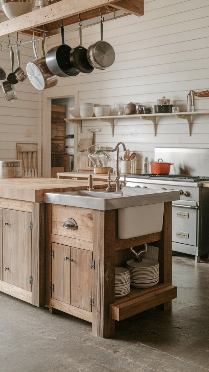 20 Farmhouse Island Decor Ideas That Will Make Your Kitchen the Heart of Your Home