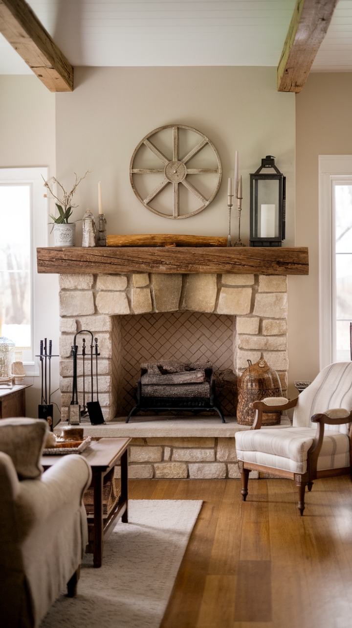 20 Farmhouse Mantels That Will Make You Want to Redecorate Immediately