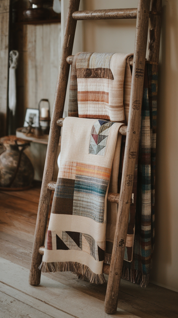 20 Farmhouse Ladder Decor Ideas That Will Make You Want to Climb the Walls (In a Good Way!)