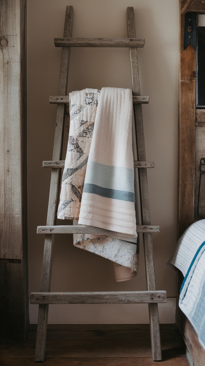 Rustic Charm: A Cozy Textile Display
