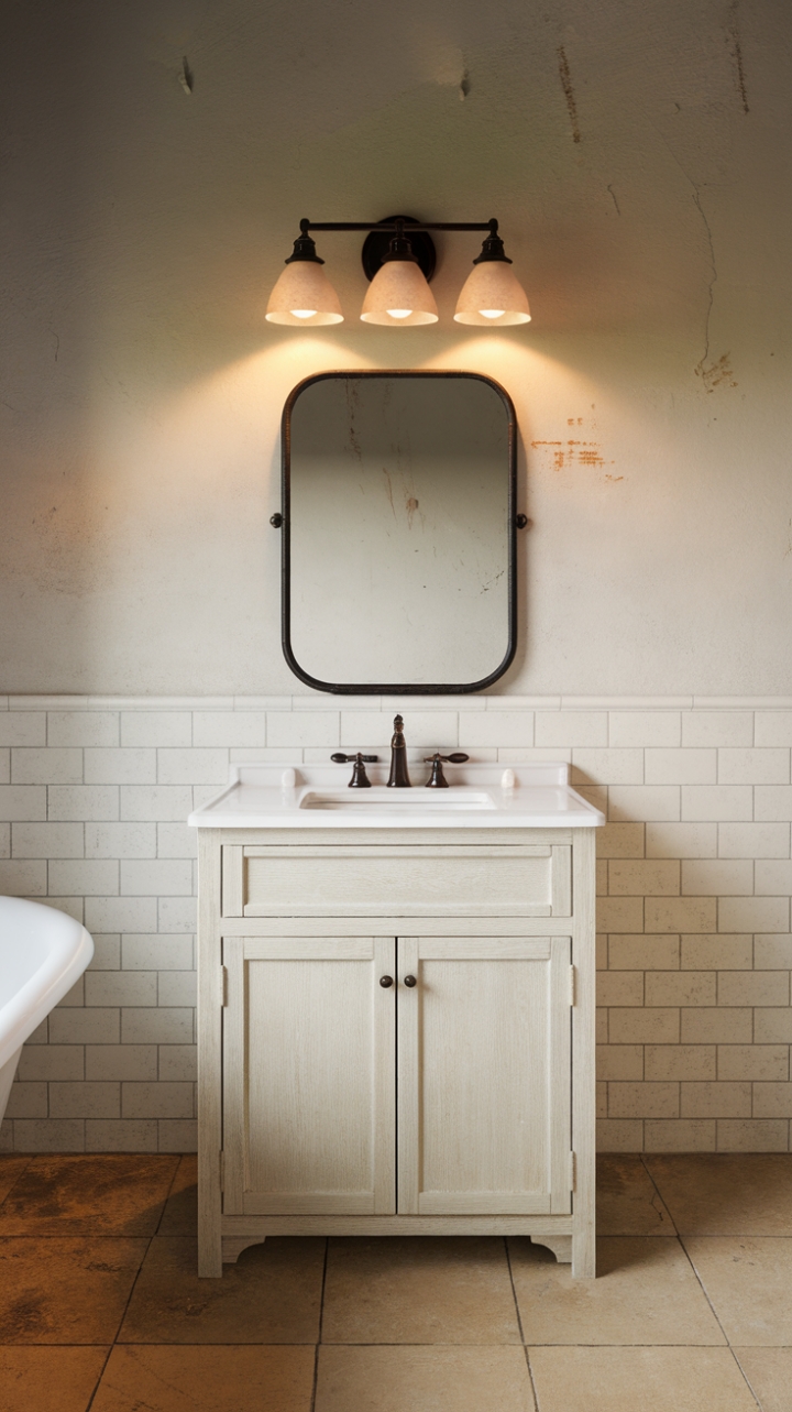 Rustic Elegance: Modern Farmhouse Vanity Light