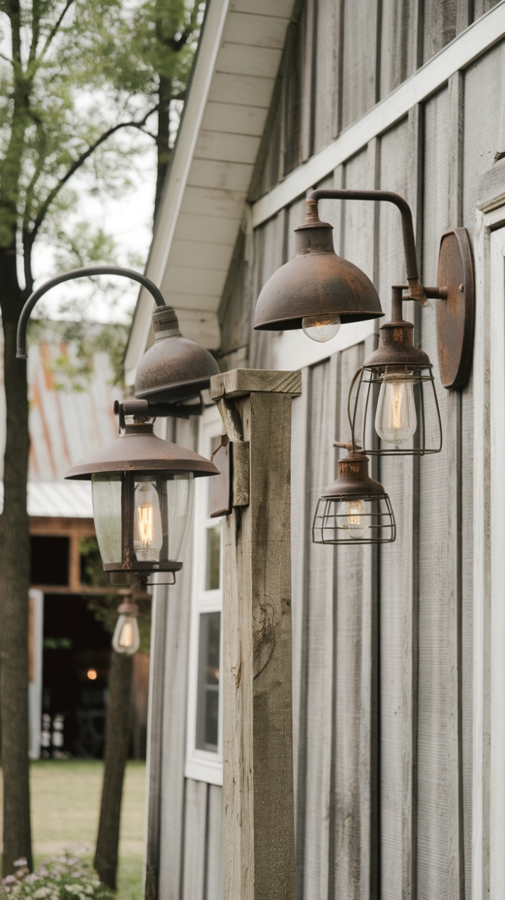 Farmhouse Elegance: Blending Metal Finishes and Natural Surroundings