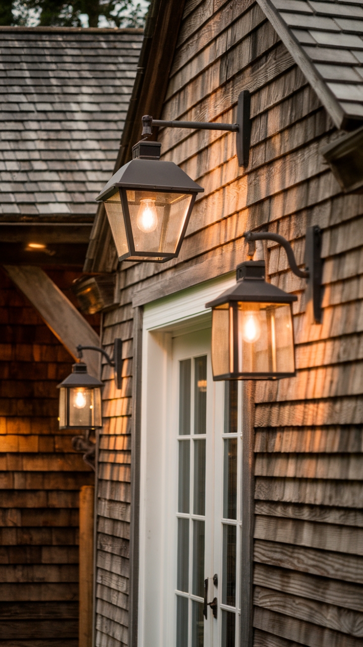Rustic Charm: Outdoor Lighting That Welcomes