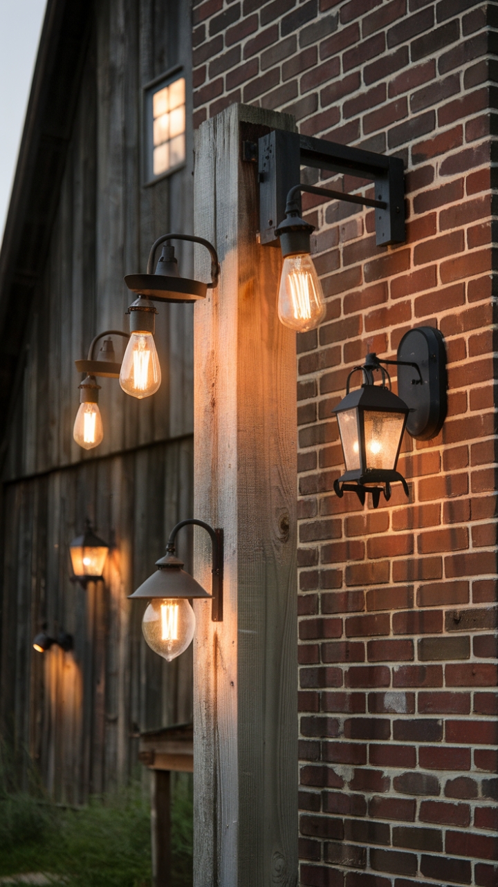 Rustic Outdoor Lighting Ideas to Warm Your Farmhouse Evenings