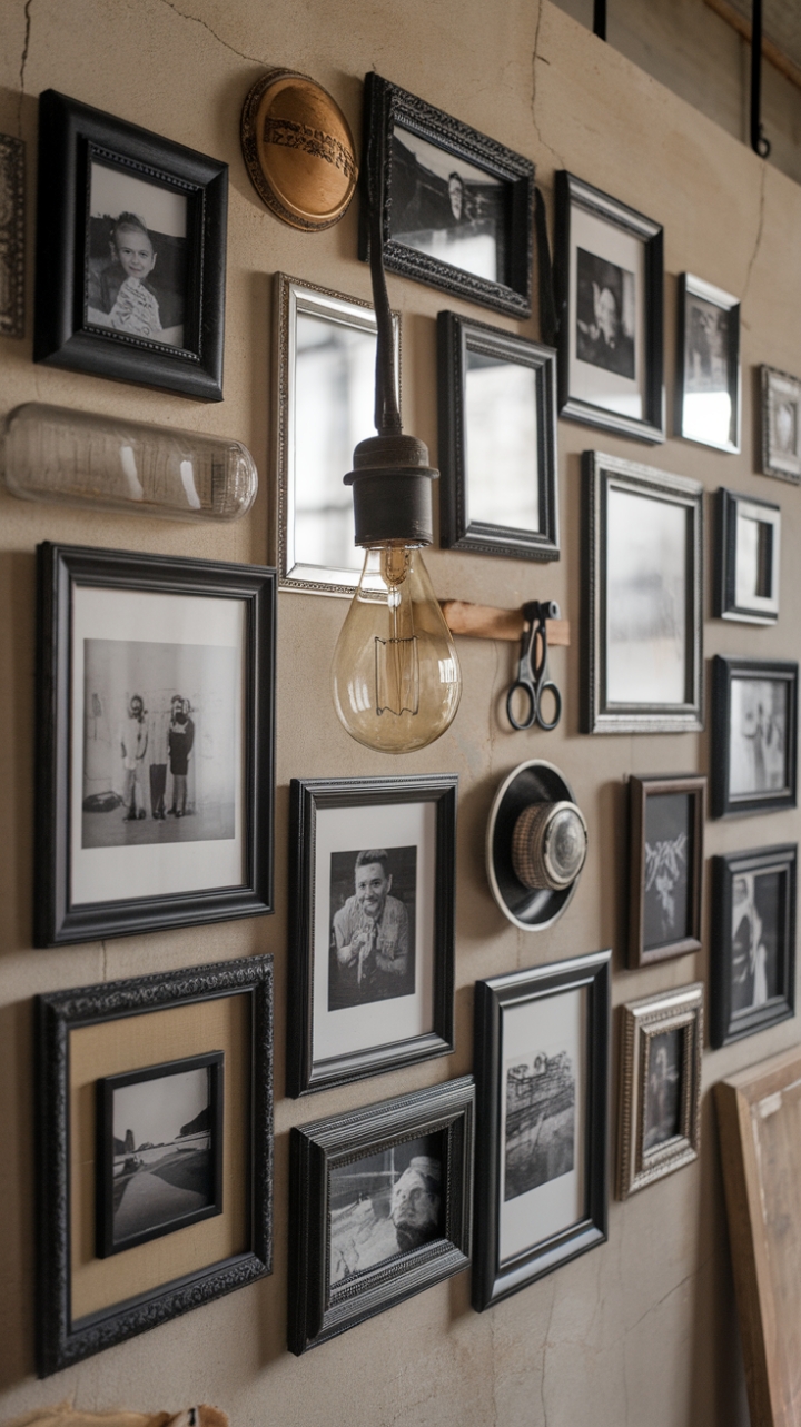 Vintage Charm Meets Contemporary Style in a Farmhouse Gallery