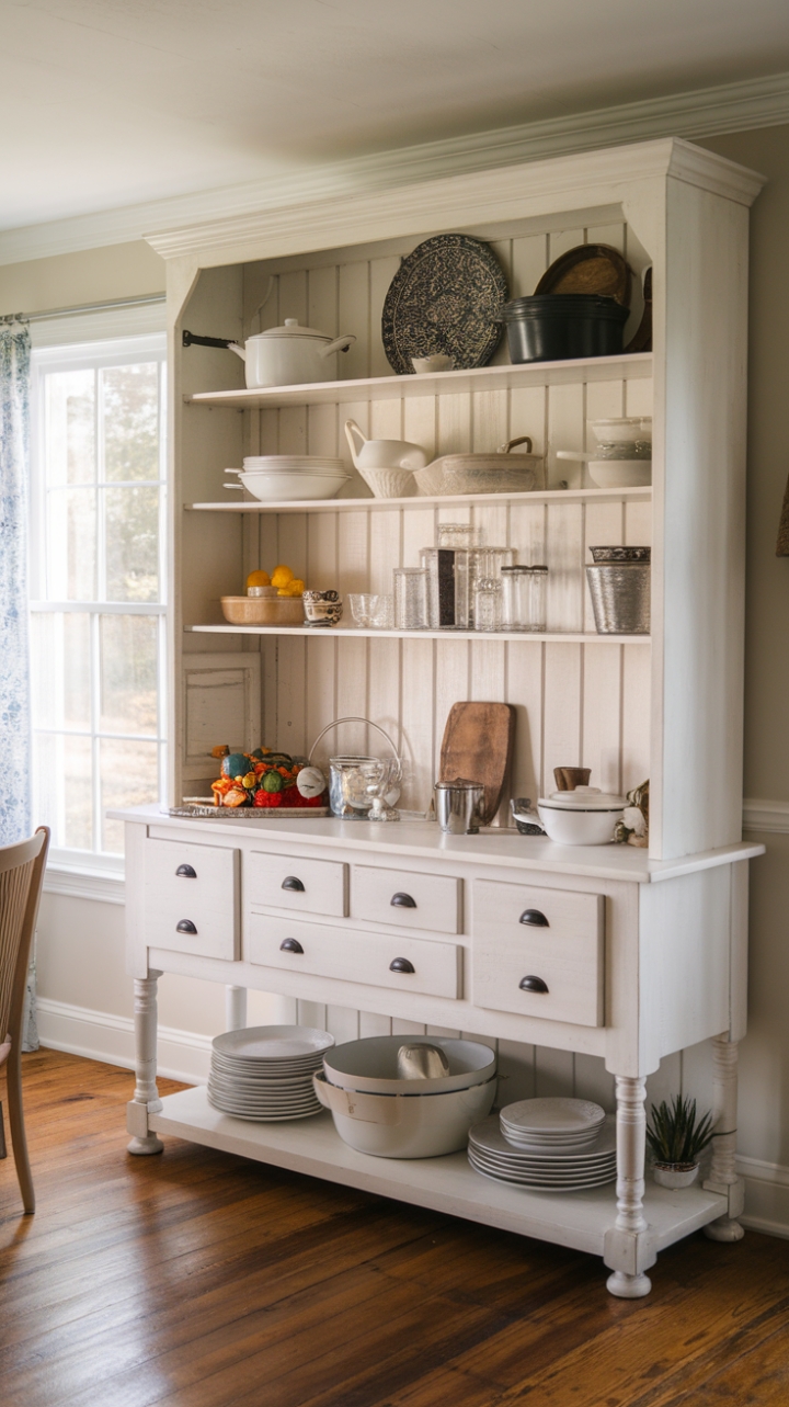 20 Farmhouse Hutch Decor Ideas That Will Make You Want to Redecorate Immediately