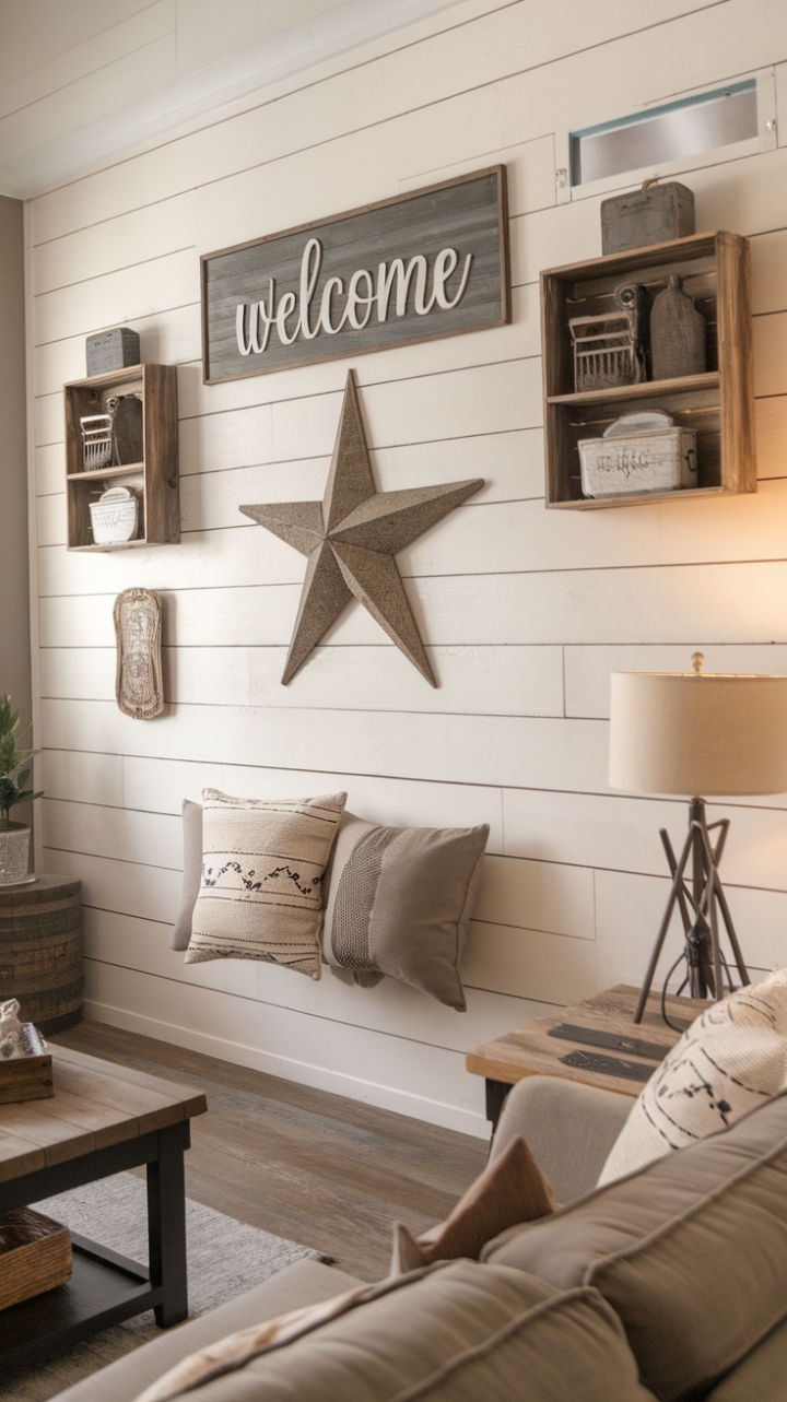 Farmhouse Elegance: A Warm and Inviting Living Space