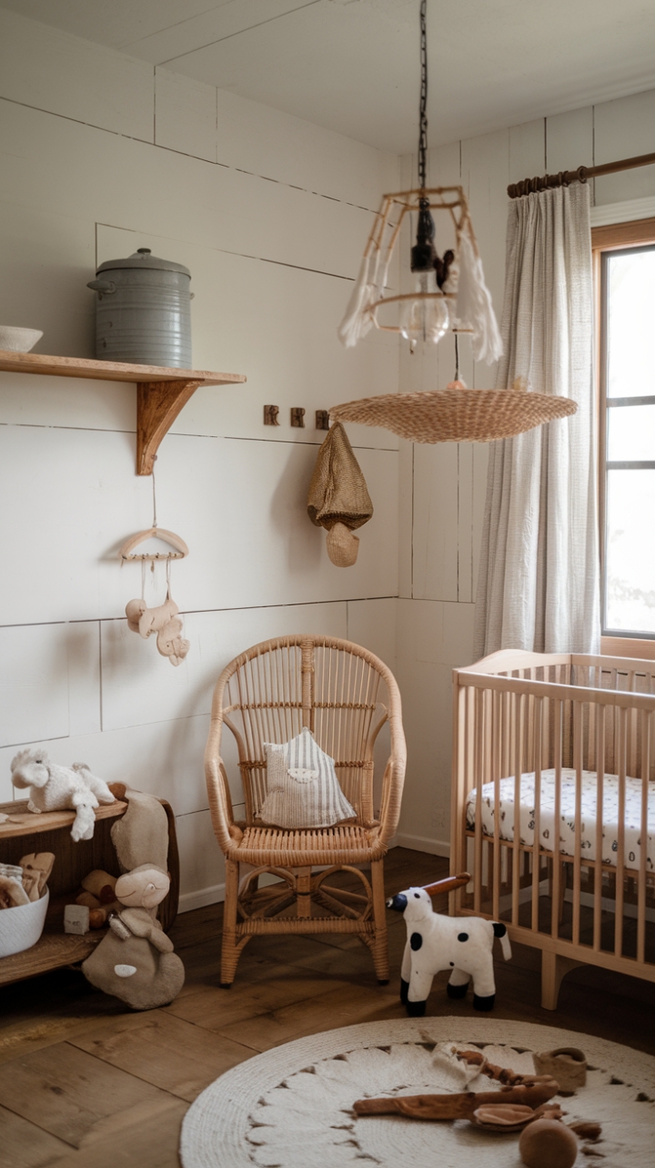 Whimsical Modern Farmhouse Nursery
