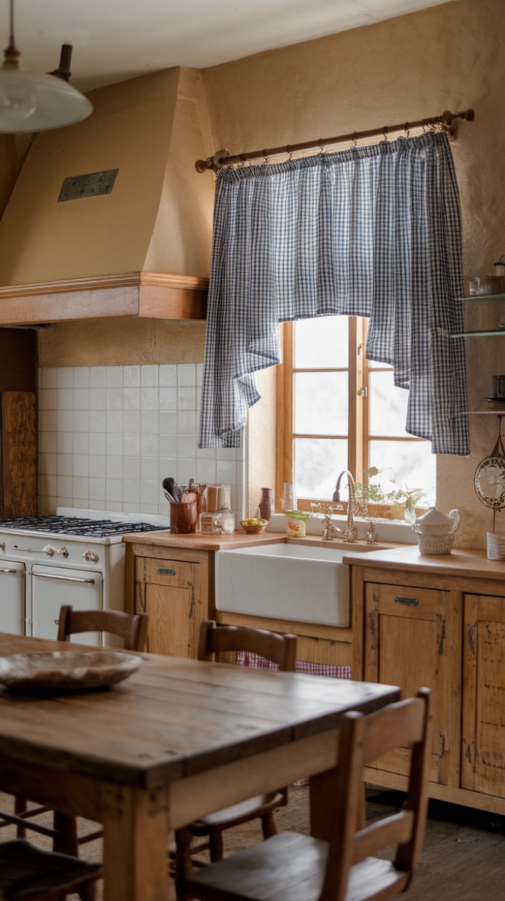 20 Farmhouse Kitchen Curtain Ideas That Will Make You Say "Shiplap Who?" 20 Farmhouse Kitchen Curtain Ideas That Will Make You Say “Shiplap Who?”