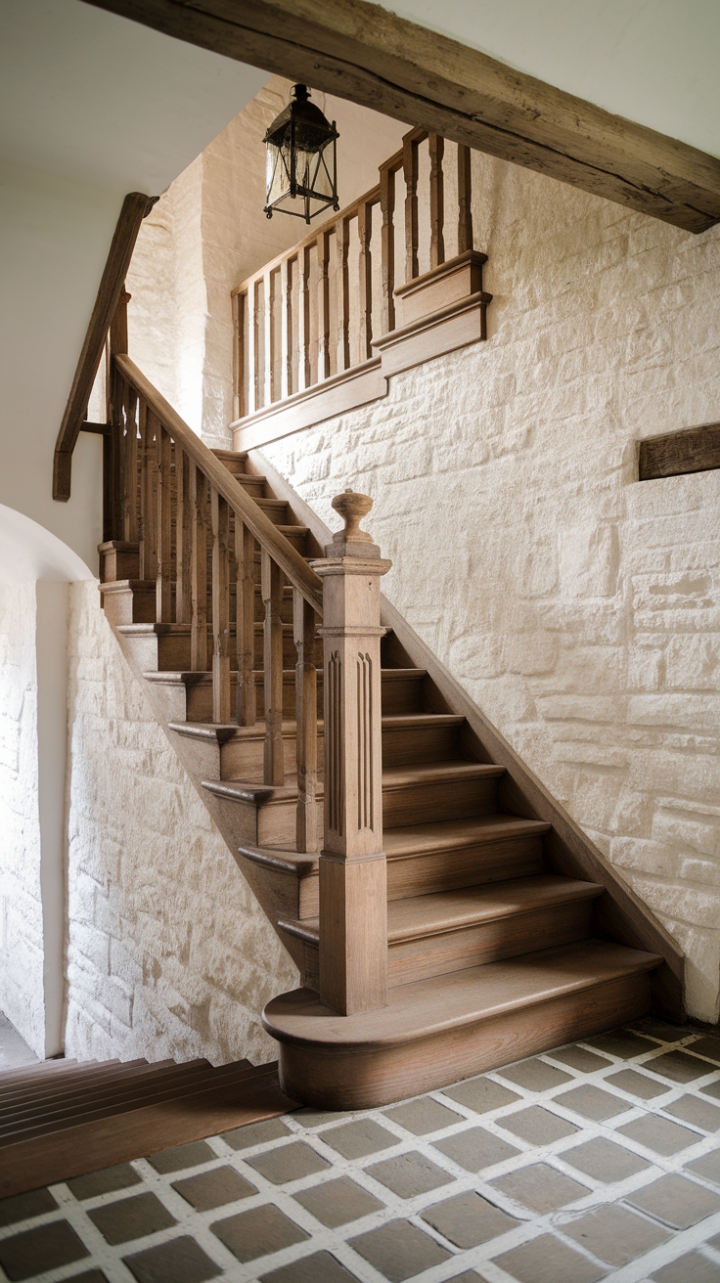 Timeless Farmhouse Style: Wood, Stone, and a Welcoming Glow