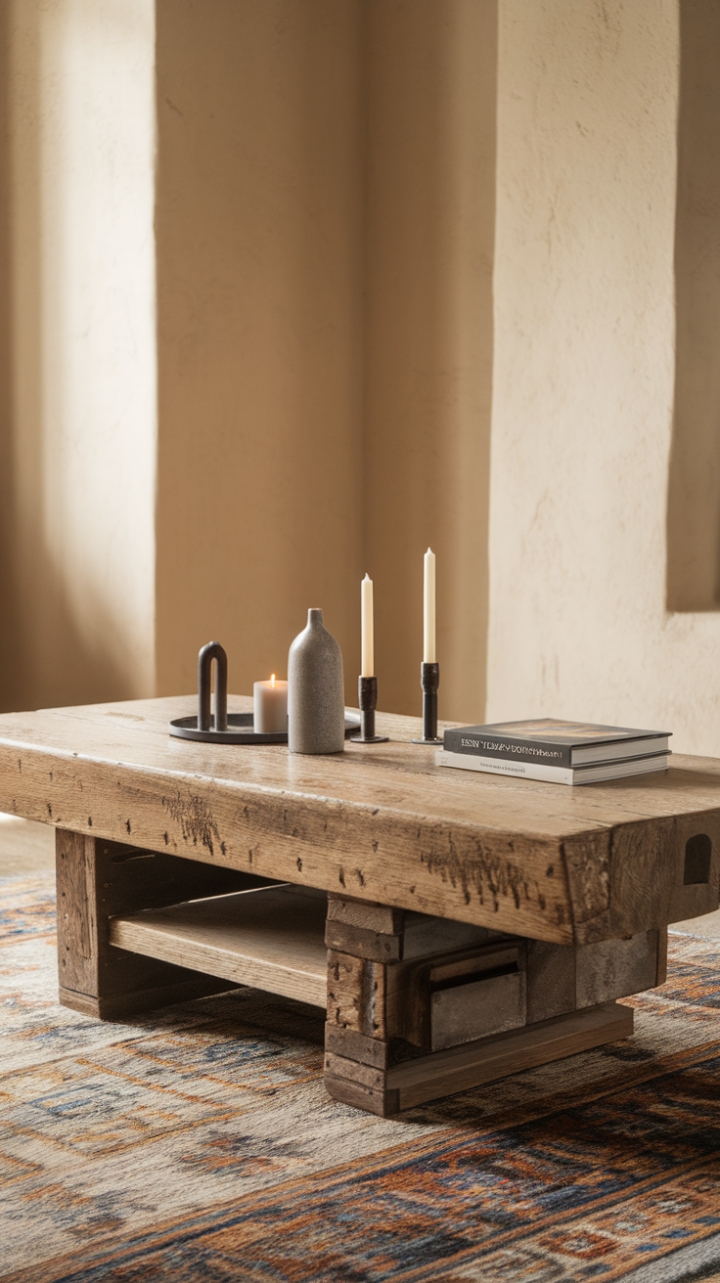 Rustic Charm: A Coffee Table with Character