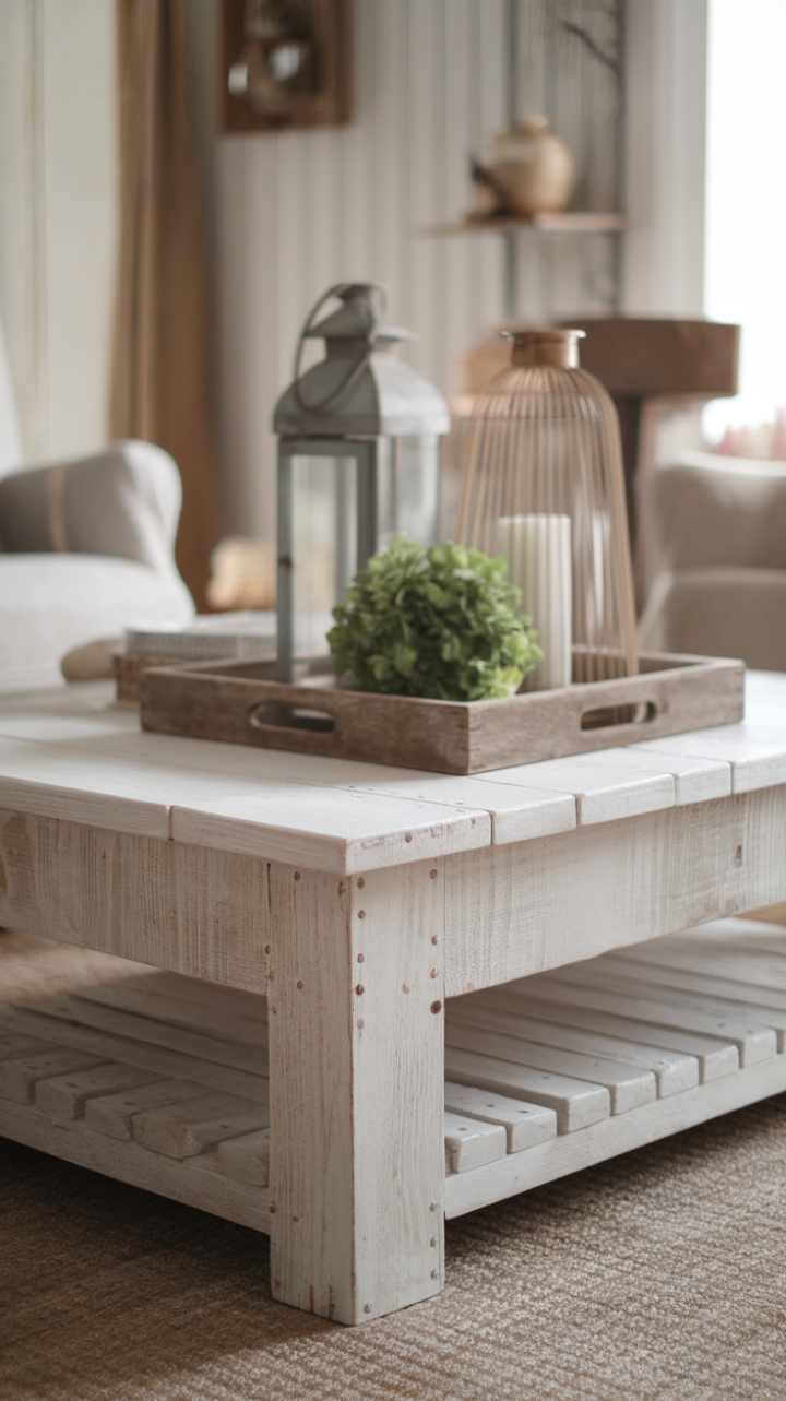 Rustic Elegance: A Charming Cottage Coffee Table
