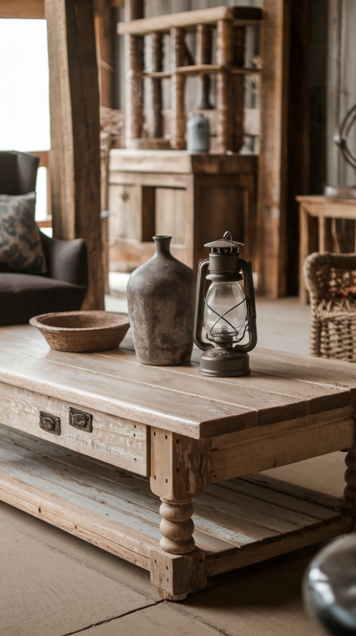 Rustic Charm: Imperfectly Beautiful Coffee Table