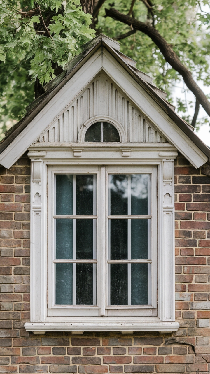 Rustic Elegance: A Charming Farmhouse Window