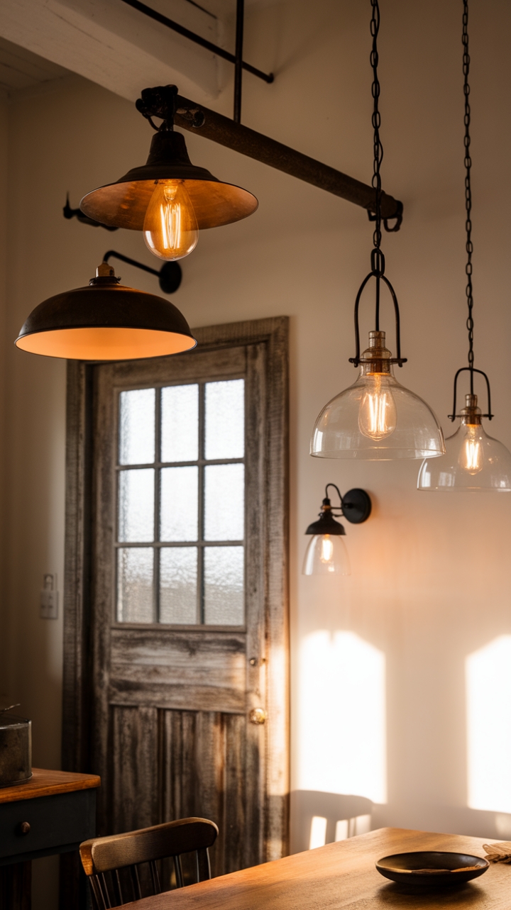 Rustic Elegance: Thoughtful Lighting Enhances the Farmhouse Charm