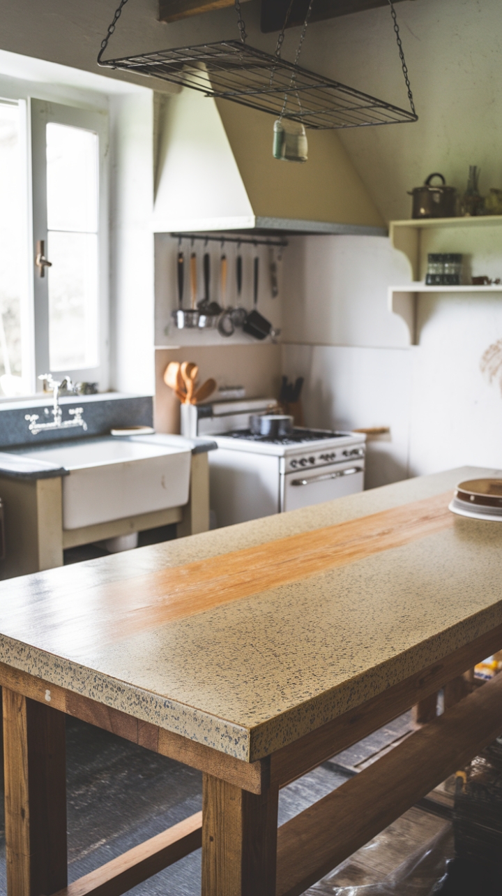 Functional Elegance: A Cozy Farmhouse Kitchen with Classic Details