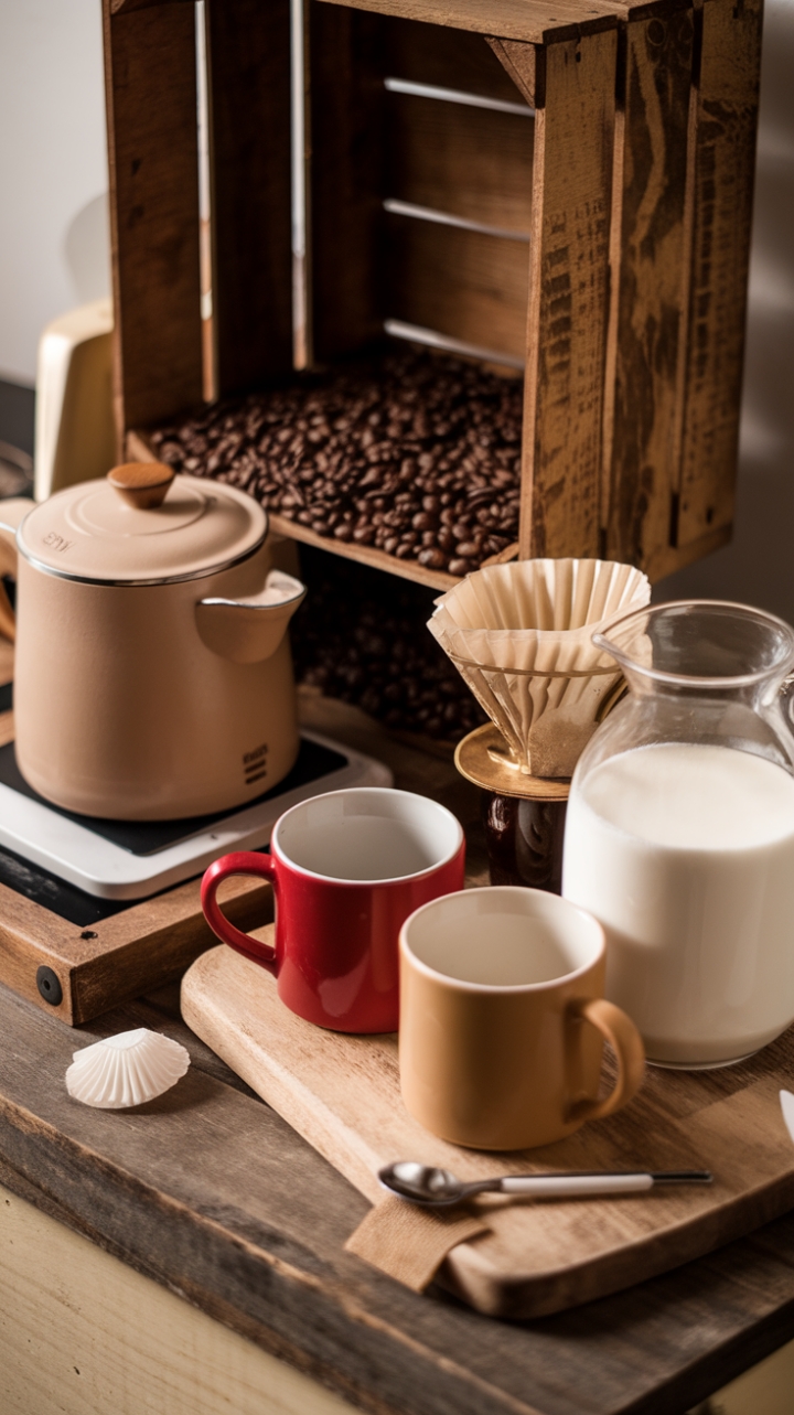 Morning Charm: Rustic Coffee Station Ideas