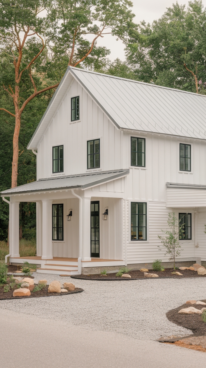 20 Modern Farmhouse Exteriors That Will Make You Want to Move