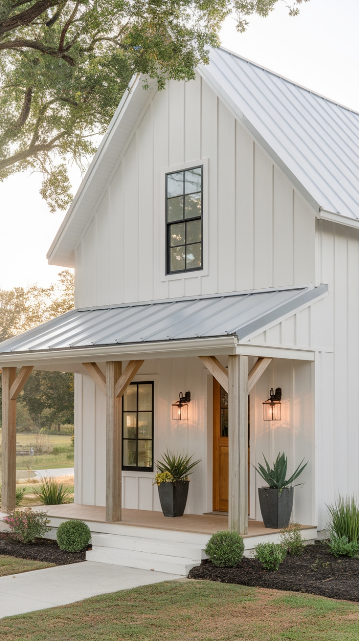 Tranquil Farmhouse Charm with Sleek Details
