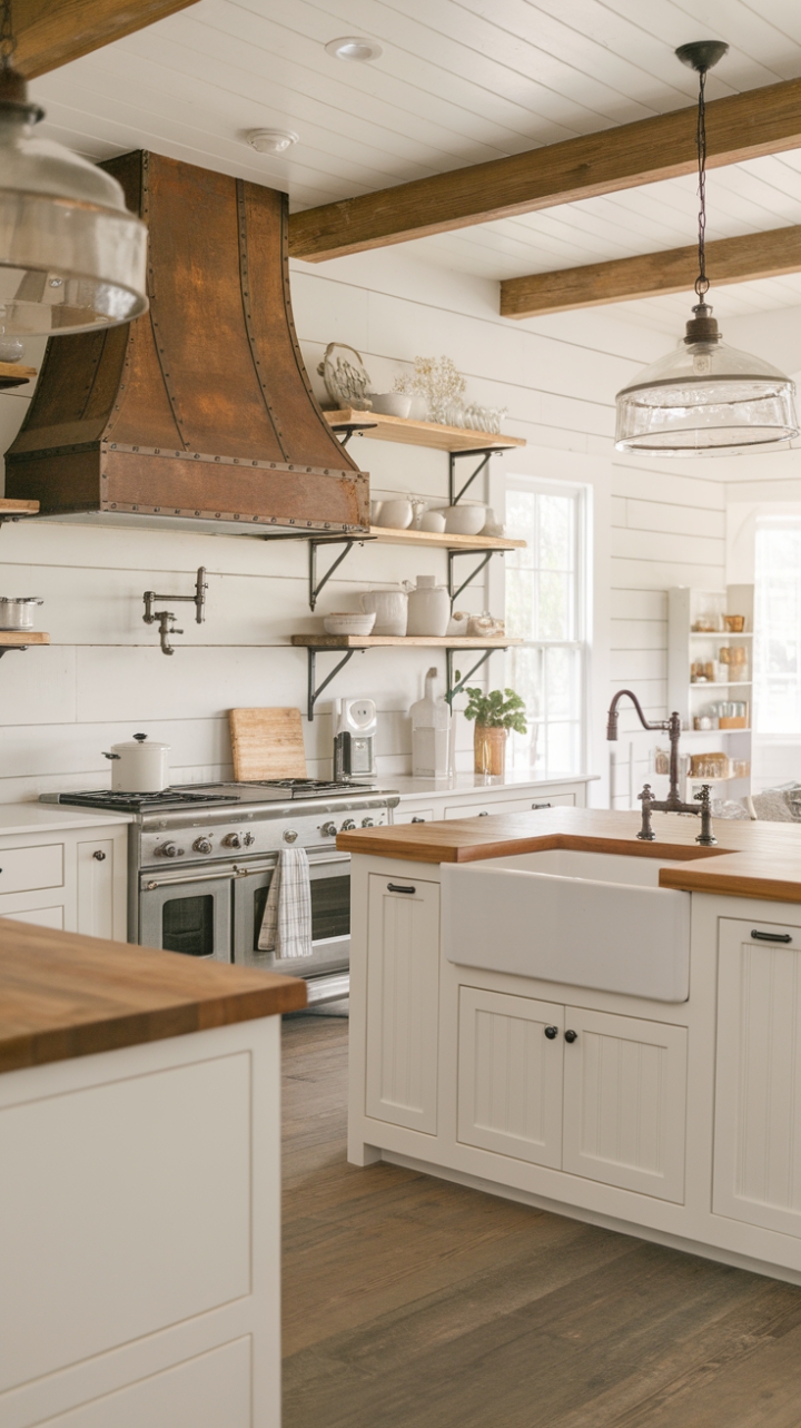 Warmth and Elegance in a Farmhouse-Inspired Space