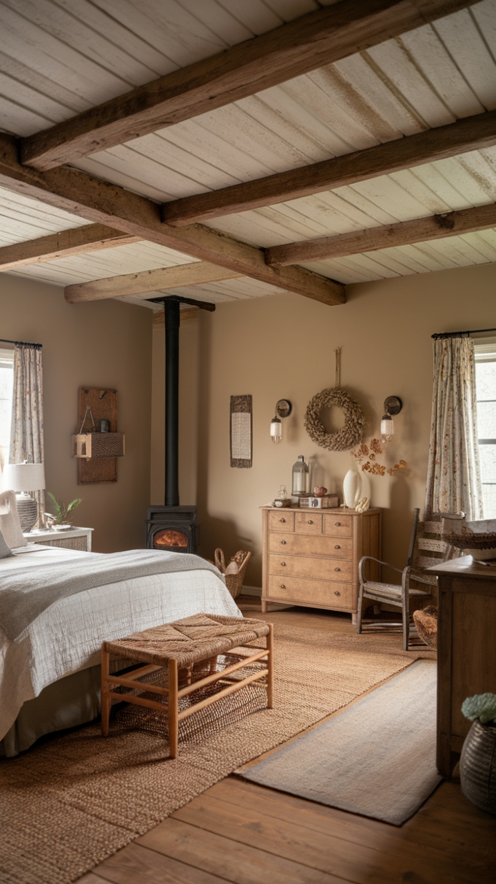Rustic Serenity: Embracing Vintage Charm and Warmth