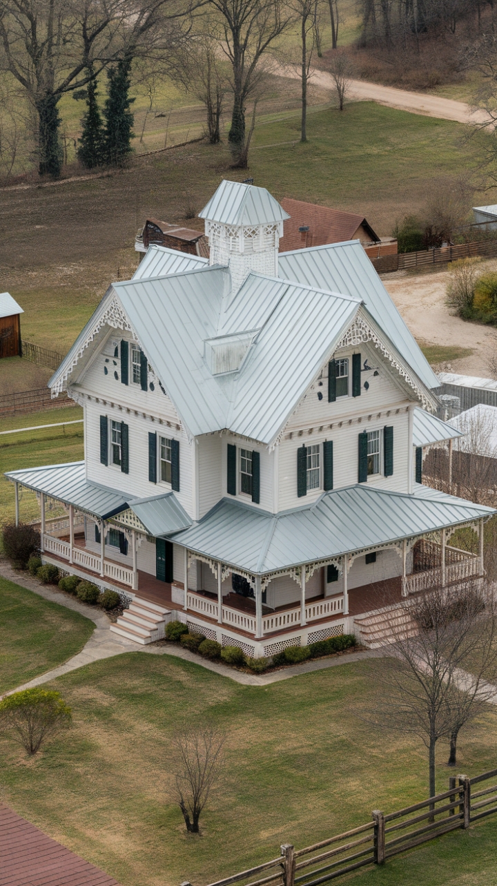 Charming Queen Anne Farmhouse with Gothic and Folk Victorian Details