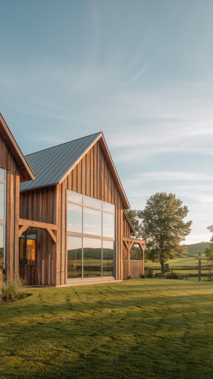 Modern Farmhouse Retreat with Natural Elegance