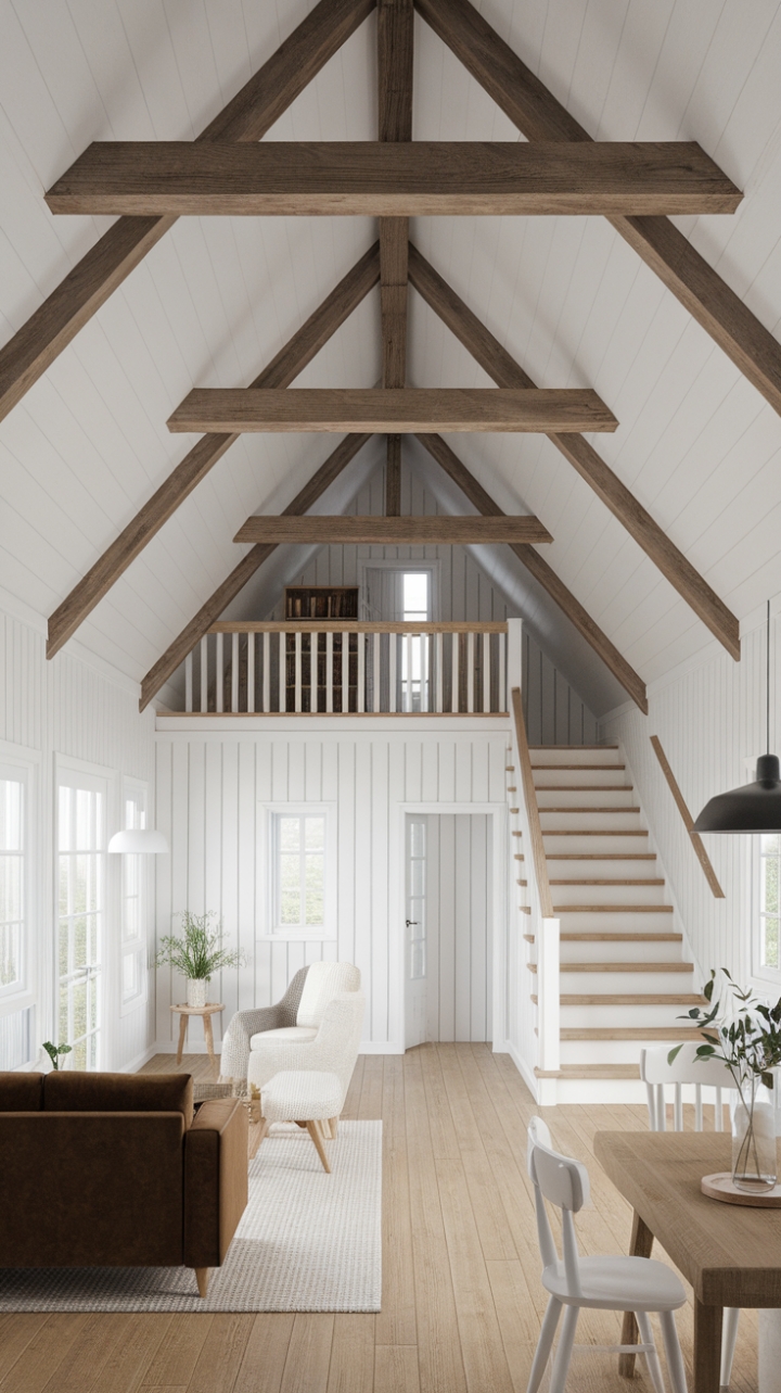 Nordic Farmhouse Charm: Rustic Meets Modern Minimalism