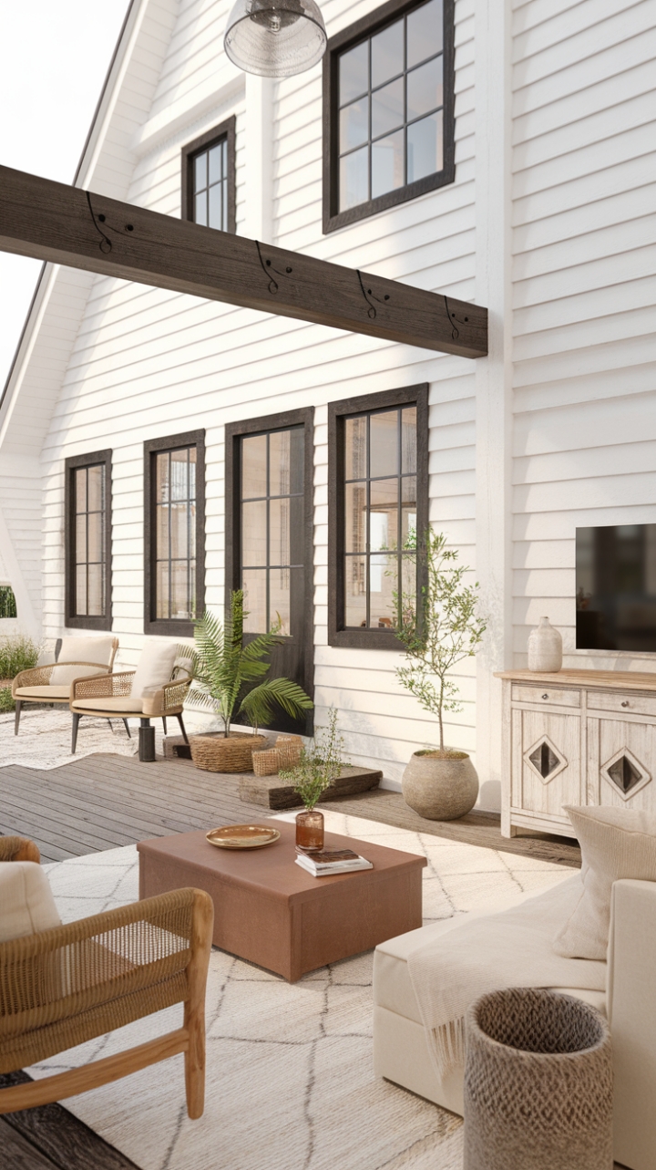 Charming Nordic Farmhouse: Rustic Elegance Meets Modern Comfort