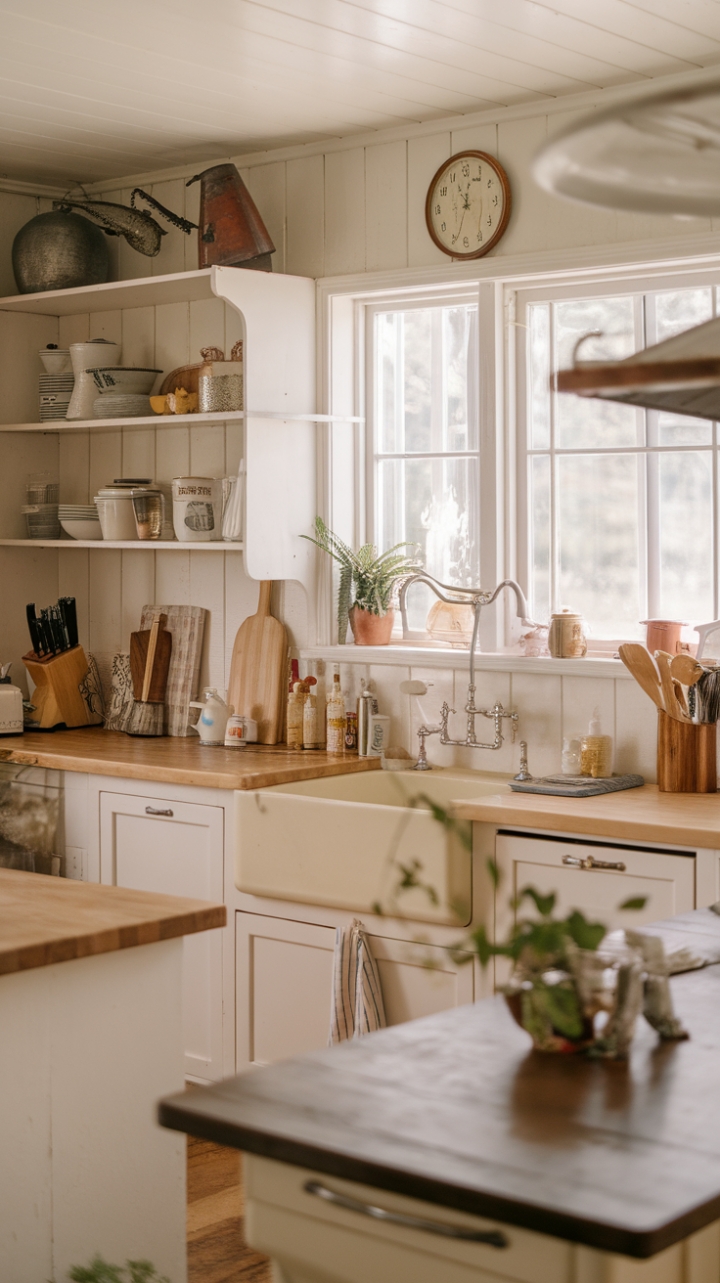 Warm Natural Wood Shaker Kitchen