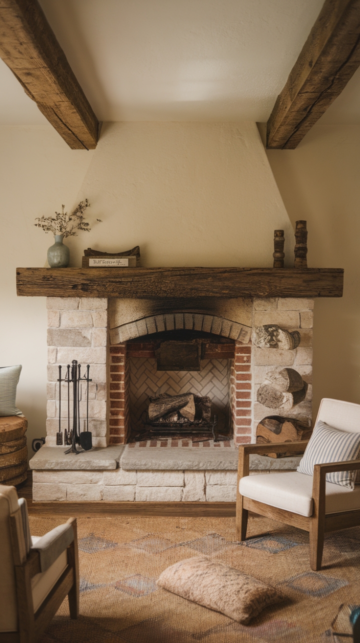 20 Rustic Farmhouse Fireplace Ideas That Will Make You Want to Cozy Up Immediately
