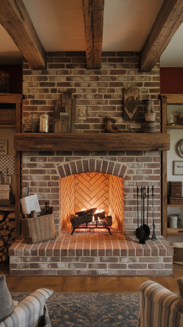A Cozy Hearth with Rustic Charm