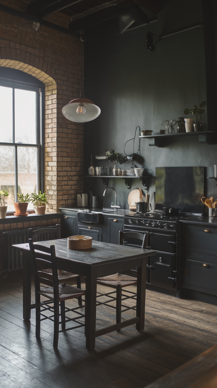 20 Moody Farmhouse Kitchens That Will Make You Want to Redecorate